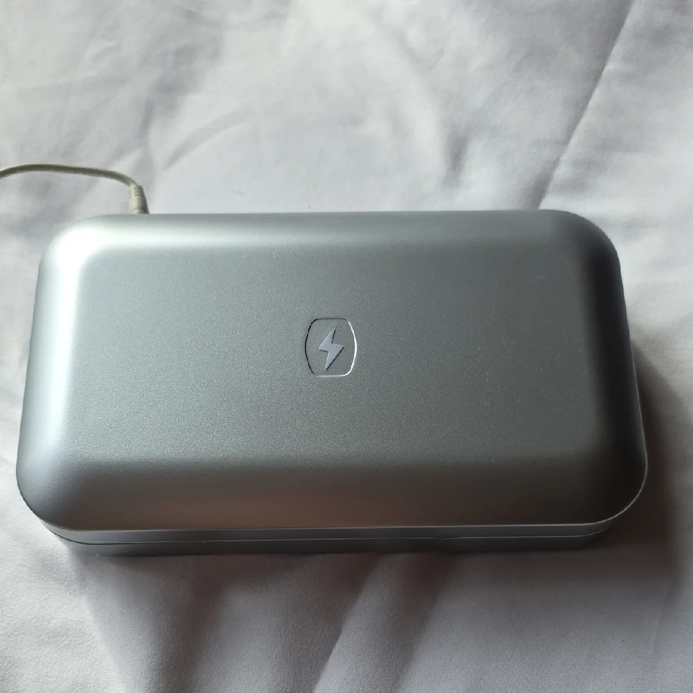 PhoneSoap 3 UV Phone Sanitizer and Charger Silver
